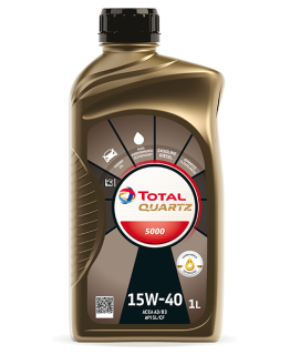 TOTAL QUARTZ 5000 15W-40 - 1 L 